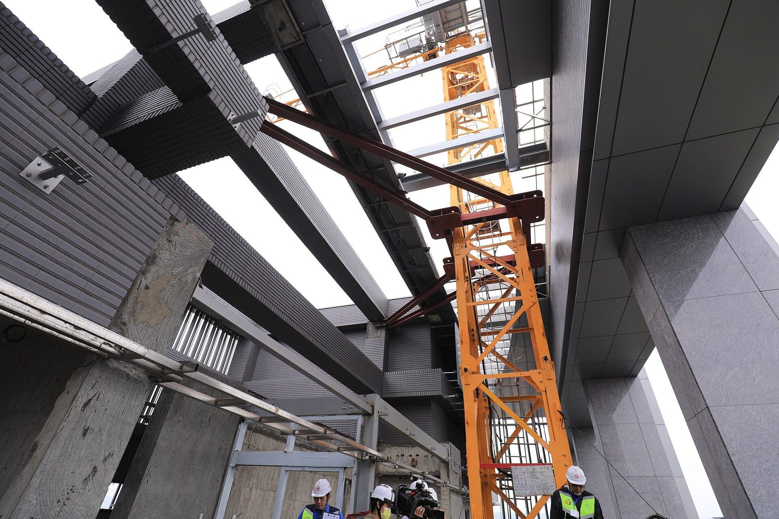 Obra de empreendimento no litoral de Santa Catarina